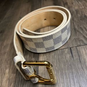 Louis Vuitton Damier Azur Belt